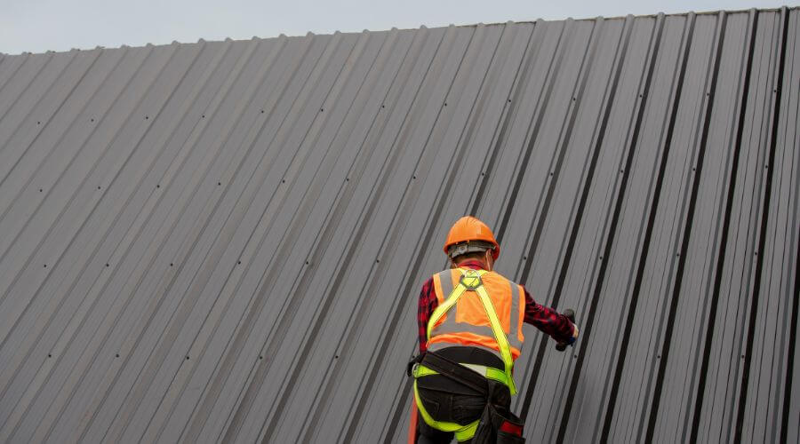 Professional metal roof installation services in Kildare, TX